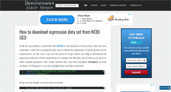 Desktop Screenshot of bioinformatics-made-simple.com